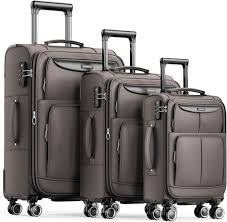 Set de 3 Valises Souples Extensibles en Tissu Oxford