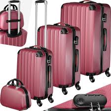 Lot de 4 Grandes Valises de Voyage TecTake