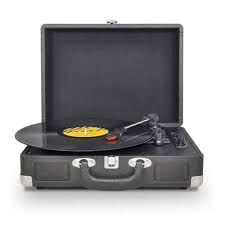 Valise Tourne-Disque Bluetooth avec Haut-Parleurs