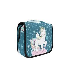 Trousse de Toilette Licorne Pliable et Suspendue