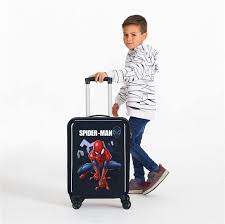 Valise Trolley Spiderman Bleu 37x55x20 cm