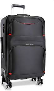 Valise Trolley Souple Noire pour Homme HLXB