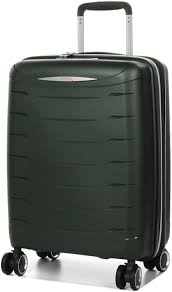 Valise JUMP FURANO 4 Roues Extensible - Kaki 55x38x20/24 cm