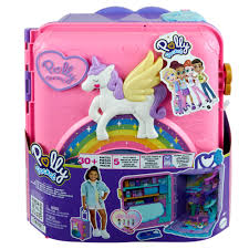 Coffret Polly Pocket Valise Pollyville avec Mini-Univers