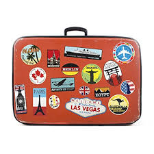17 Étiquettes de Voyage Vintage pour Bagages