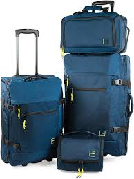 JASLEN - Ensemble de Valises Souples 4 Roulettes