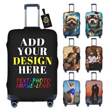 Housse de Valise Personnalisée avec Photo et Nom