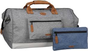 CABAÏA Sac de Voyage Gris New York
