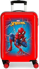 Valise Trolley Spiderman Noir Rouge 37x55x20 cm