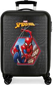 Valise Trolley Spiderman Géométrique 38x55x20cm - Rigide et Pratique