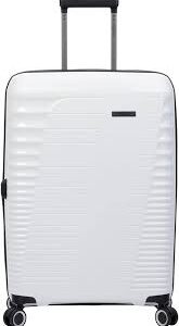 Valise Trolley Moyenne Blanche - Élégance et Confort pour les Voyageurs