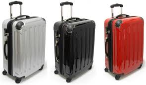 Valise Rigide 62 cm à Roulettes - Argent