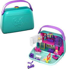 Polly Pocket : Coffret Univers Sac à Boutiques avec 2 Minis