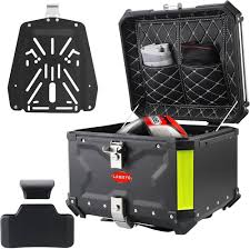 Valise Moto Aluminium 55L avec Serrure - LASIEYO