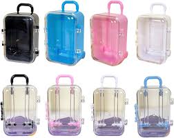 Petite Valise Miniature pour Poupées et Accessoires
