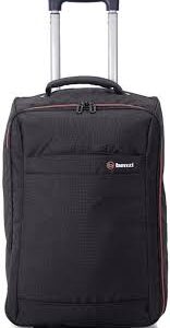 Valise Cabine Pliable BENZI 2 Roues - Noir