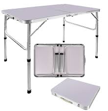 Table de camping pliante en aluminium 0