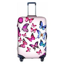 Housse Lavable Papillon Coloré pour Valise 45