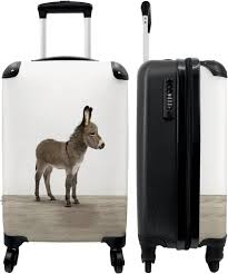 Valise à Roues Âne pour Enfants - NoBoringSuitcases.com®