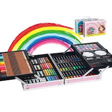 Kit de Dessin Luxueux 145 PCS avec Malette Colorée
