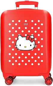 Valise Cabine Rigide Hello Kitty - Château Rouge