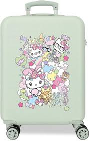 Valise Cabine Hello Kitty Harajuku Verte 38x55x20 cm