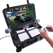 Station de Jeu Portable Étanche PS5 avec Écran