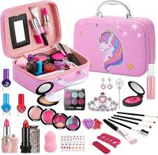 CestMall 31pcs Set de Maquillage Lavable pour Enfants