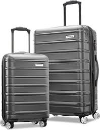 Set de Bagages Rigides Samsonite Omni 2 - Charbon de Bois Massif