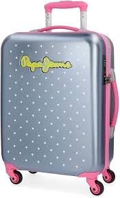 Valise Trolley Cabine Pepe Jeans Liberty Gris 38x55 cm