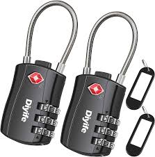 Cadenas TSA pour Bagages - Lot de 2 (Version Révisée)