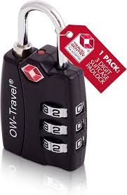 OW-Travel : Cadenas TSA avec Indicateur d'Ouverture