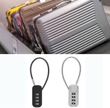 Cadenas de Sécurité Antivol à 4 Chiffres pour Valise - Clyictz