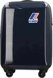 Mini Trolley K-Way Système Spinner Cabine Bleu Royal
