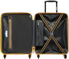 Valise K-Way K-R Cabine Trolley Jaune