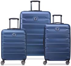 DELSEY PARIS - Set de 3 Valises Rigides AIR Armour - Bleu