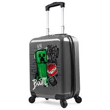 Valise Enfant Minecraft à Roulette