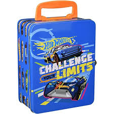 Mallette Hot Wheels en Métal - Rangement pour 18 Voitures