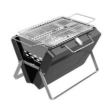 Barbecue Portable Gaz et Charbon Pliant pour Camping