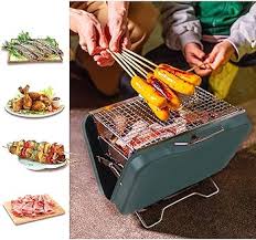 Valise de Barbecue Portable en Acier Compact