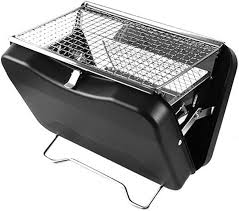 Barbecue Valise Pttnyuere : Grill Charbon Compact pour Camping et Pique-Nique