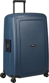 Valise Samsonite S'Cure Eco Spinner L 75 cm - Bleu Navy
