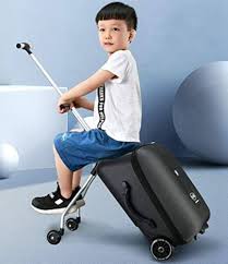 Valise Trolley 2 en 1 avec Poussette Bébé