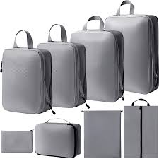 Organisateur de Voyage YESLUSY - Ensemble de 8 Sacs de Compression