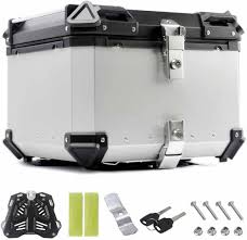 Valise Moto Aluminium Étanche - Top Case pour Casque