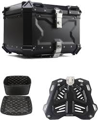 Top Case Moto Aluminium WNANCH - Supports Valises 28 à 65L