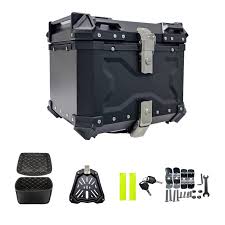 Coffre de Moto Étanche en Aluminium