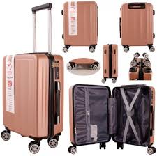 Valise Cabine Rigide Légère en ABS avec Roues Amovibles