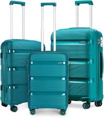 Valise Rigide Légère Kono avec Serrure TSA - Bleu