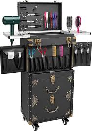 Chariot Coiffeur 3 Tiroirs avec Couvercle